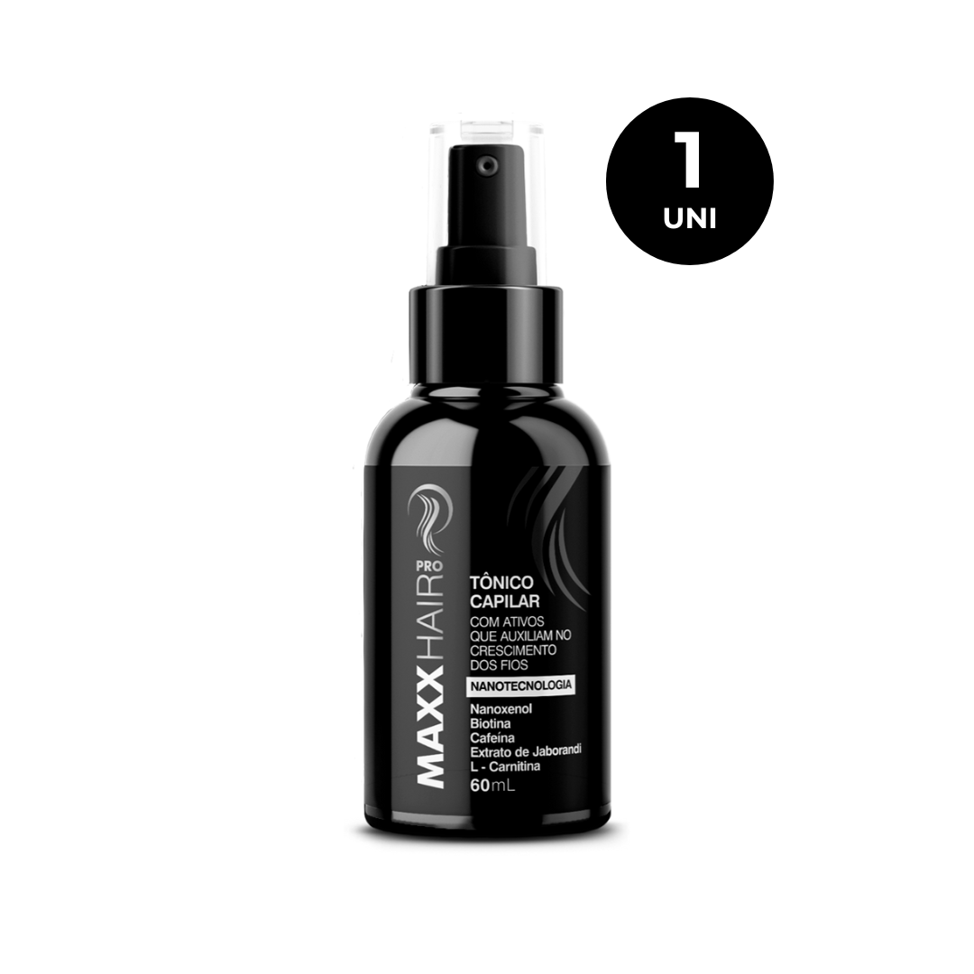 Tônico Capilar Maxx Hair | Crescimento Capilar e Combate à Queda de Cabelo (60ml)